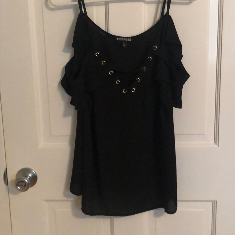 Black going out top